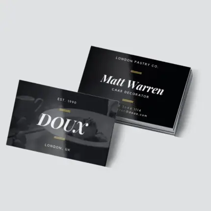 Glossy Laminated Visiting Cards