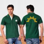 Men's Polo T Shirt - AeroPiq Polo Tshirts - Bottle Green ( 210 GSM )