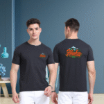 Polo Round Neck T-Shirts in charcoal