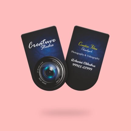U Shape Business Cards
