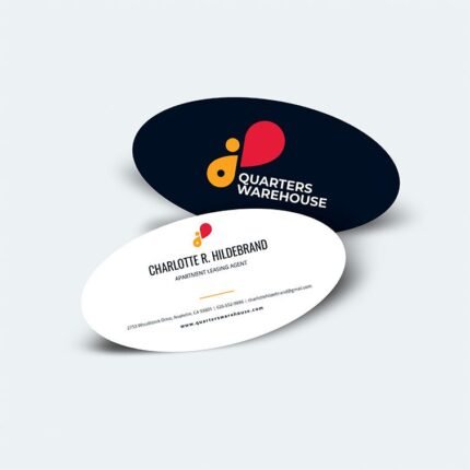 Oval Visiting Cards