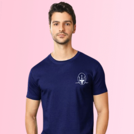 Polo Round Neck T-Shirts 210 GSM (Navy Blue)