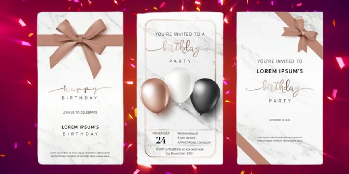 Birthday Invitations Cards Printing Service