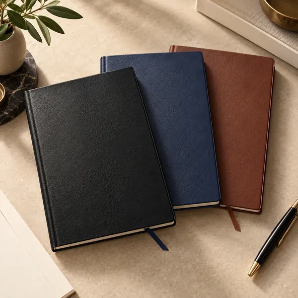 Soft PU Notebook with company logo, Bangalore