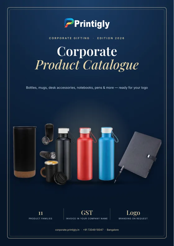 Printigly Corporate Product Catalogue 2026 cover