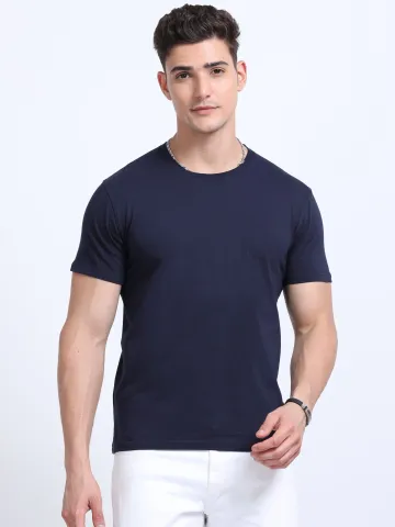 Custom Round Neck T-Shirt – EcoBlend