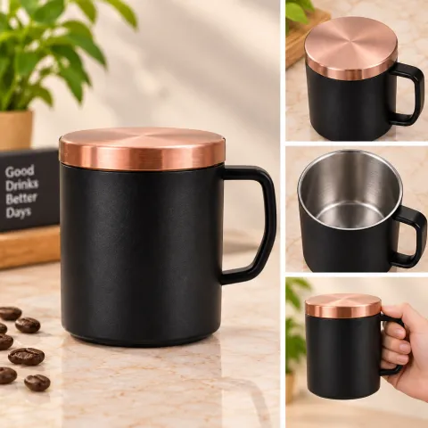 Travel Mug (PIX-051 Black Rose)