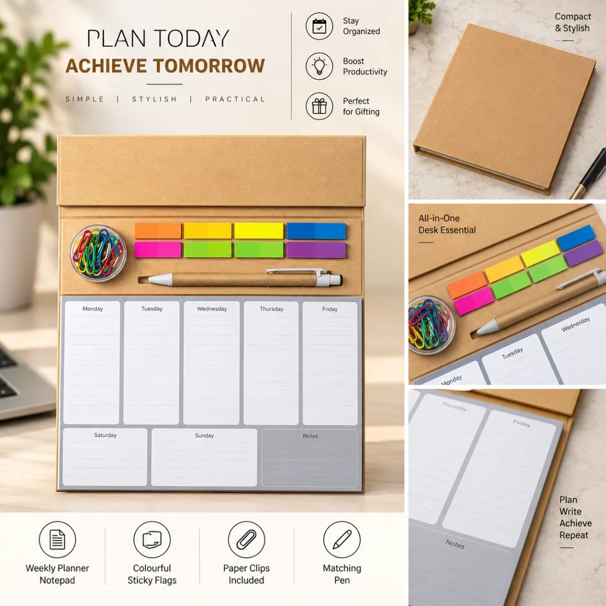 Notebook (PIX+108+ORG Weekly Organiser)