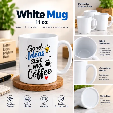 Mug (White Mug 11 oz)