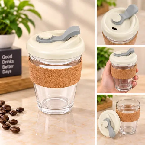 Travel Mug (PIX-GLASS CORK MUG)