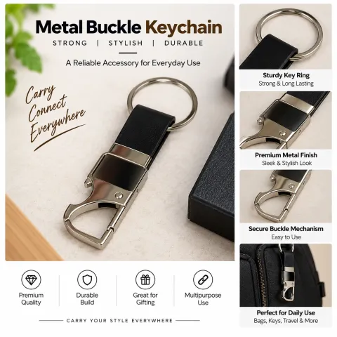 Metal Keychain (KC-1004 BLACK)
