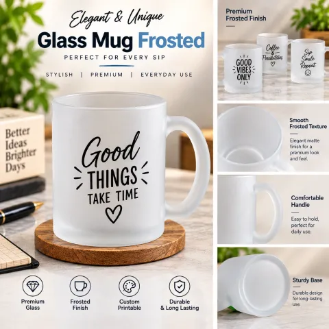 Mug (Glass Mug Frosted)