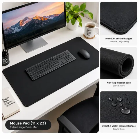 Mouse Pad (11x23 Desk Mat)