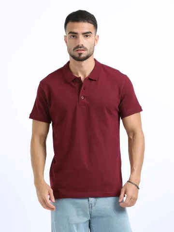 Custom Polo T-Shirt – Plain Organic Cotton