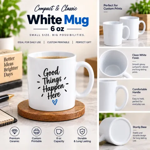 Mug (White Mug 6 oz)
