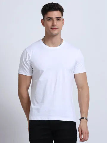 Custom Round Neck T-Shirt – Biowash Cotton
