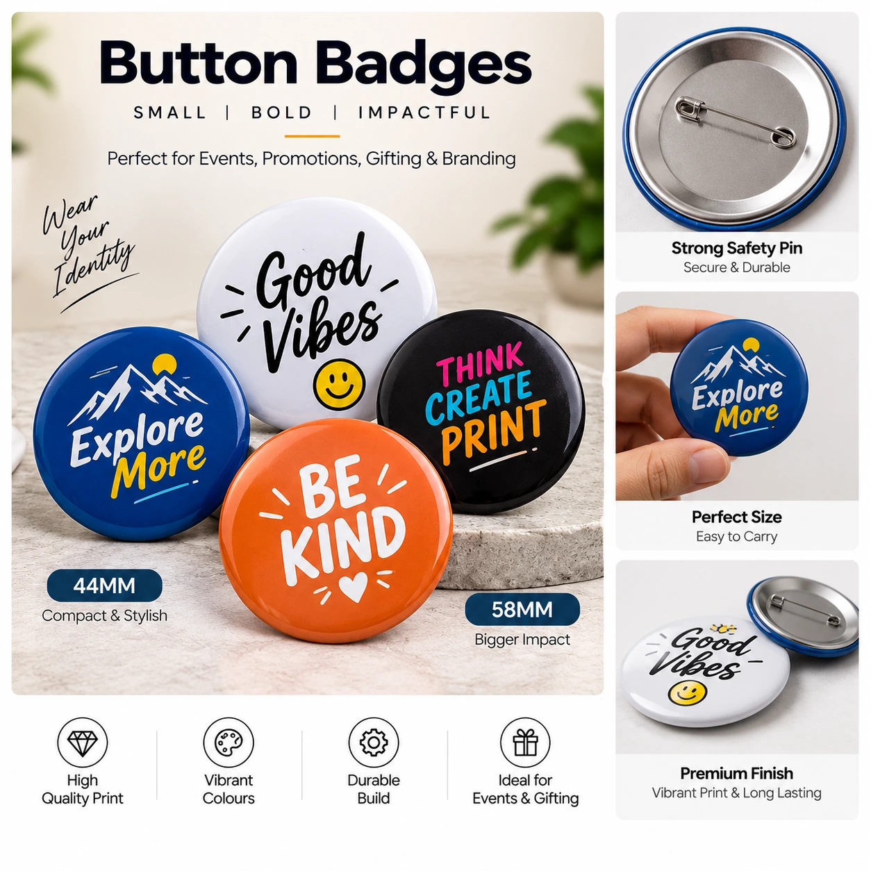 Badge (Button Badges 44MM and 58MM)