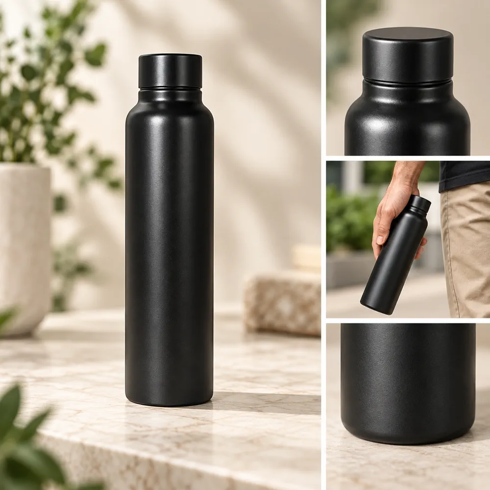 Steel Bottle (PIX-1019 black)