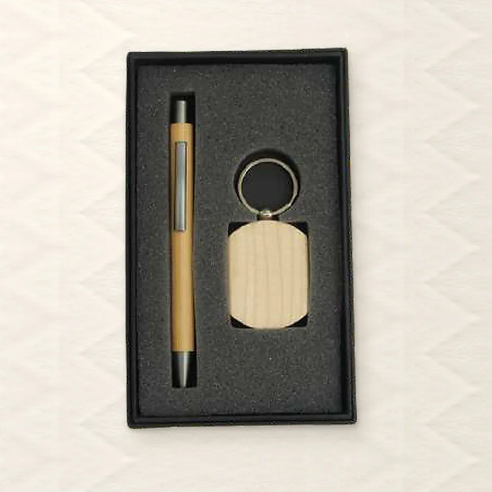 Corporate Gift Set — Entry, Bamboo (PIX-CS-202)