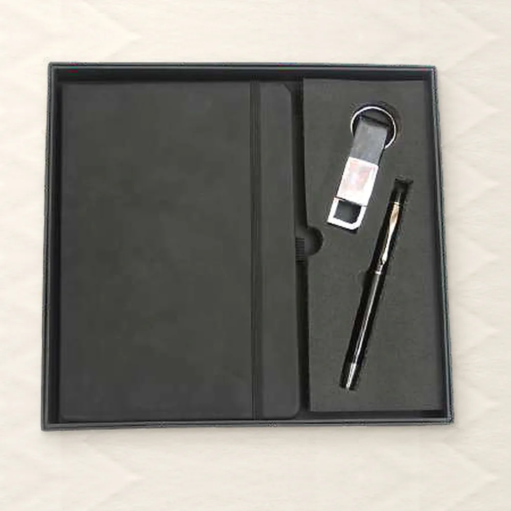 Corporate Gift Set — 3-piece, Black (PIX-CS-3102)