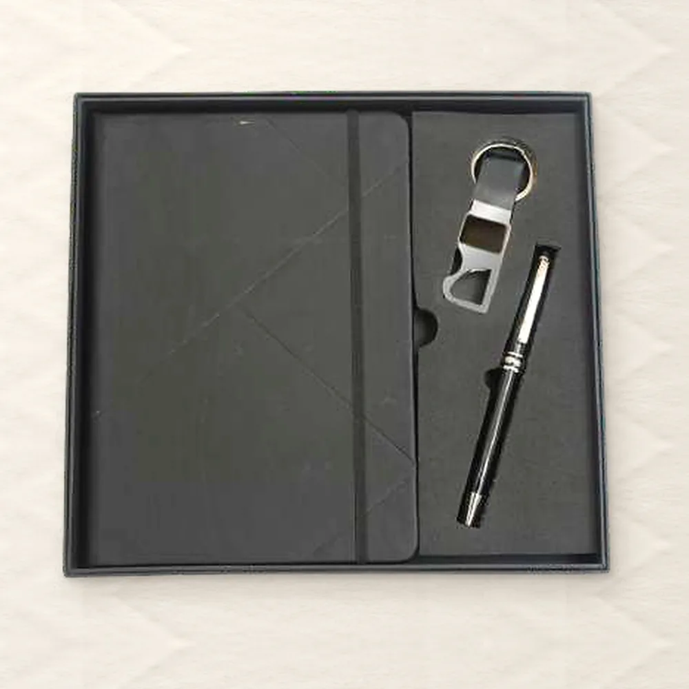 Corporate Gift Set — 3-piece, Black (PIX-CS-3104)