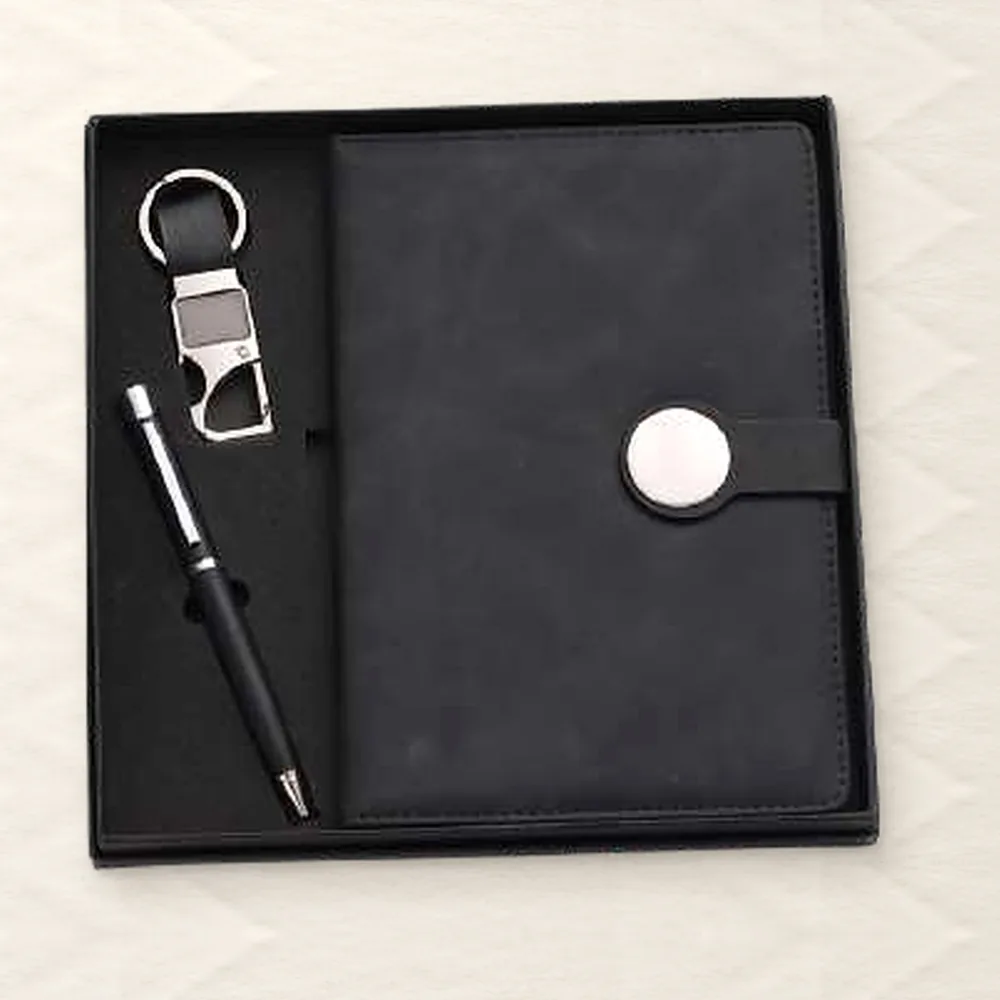 Corporate Gift Set — 3-piece, Black (PIX-CS-3119)