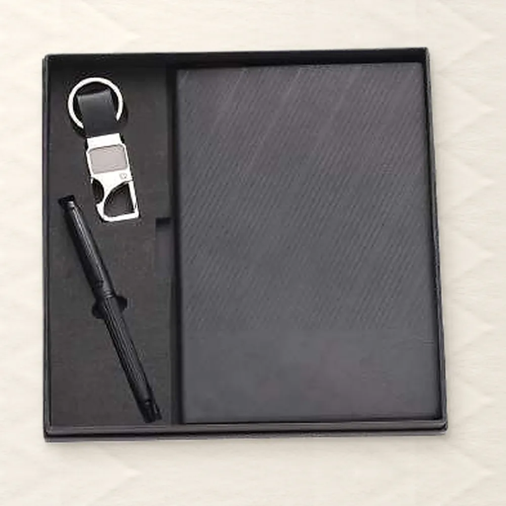 Corporate Gift Set — 3-piece, Black (PIX-CS-3121)