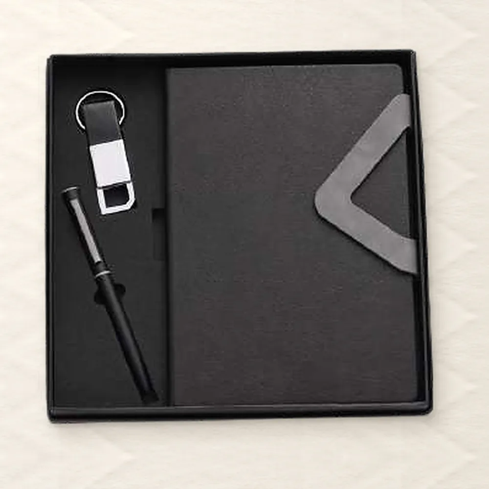 Corporate Gift Set — 3-piece, Black (PIX-CS-3123)