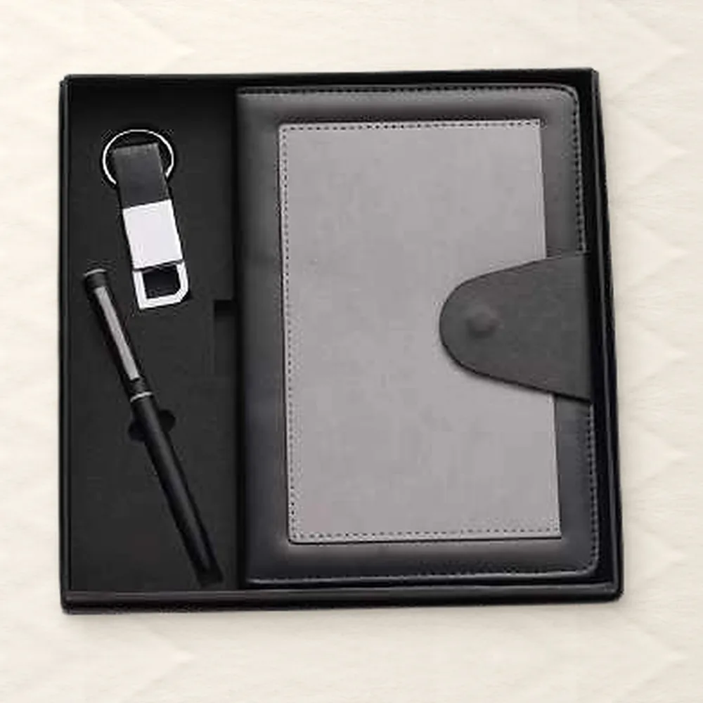 Corporate Gift Set — 3-piece, Grey (PIX-CS-3124)