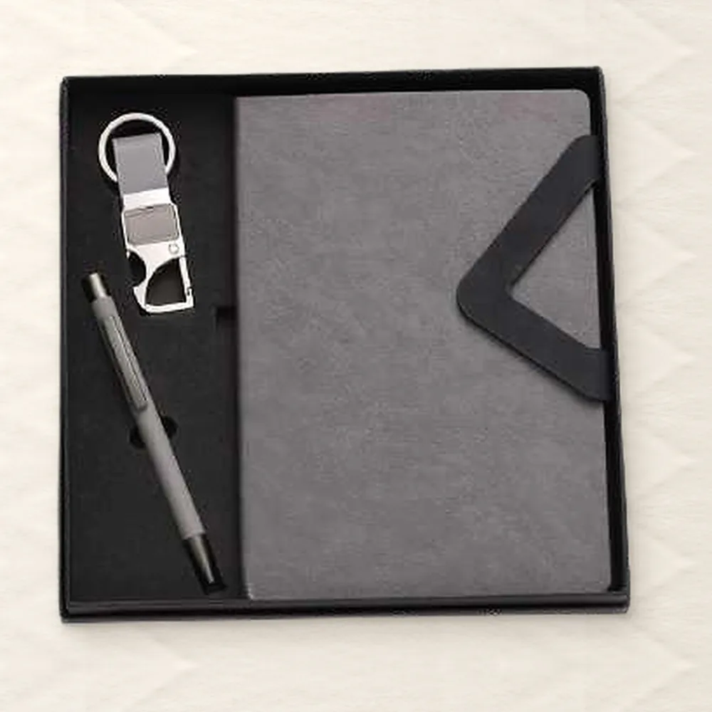 Corporate Gift Set — 3-piece, Grey (PIX-CS-3125)
