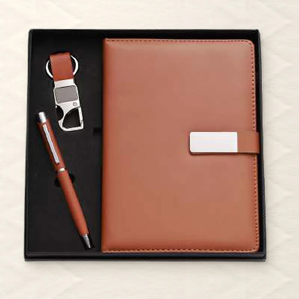 Corporate Gift Set — 3-piece, Tan (PIX-CS-3131)