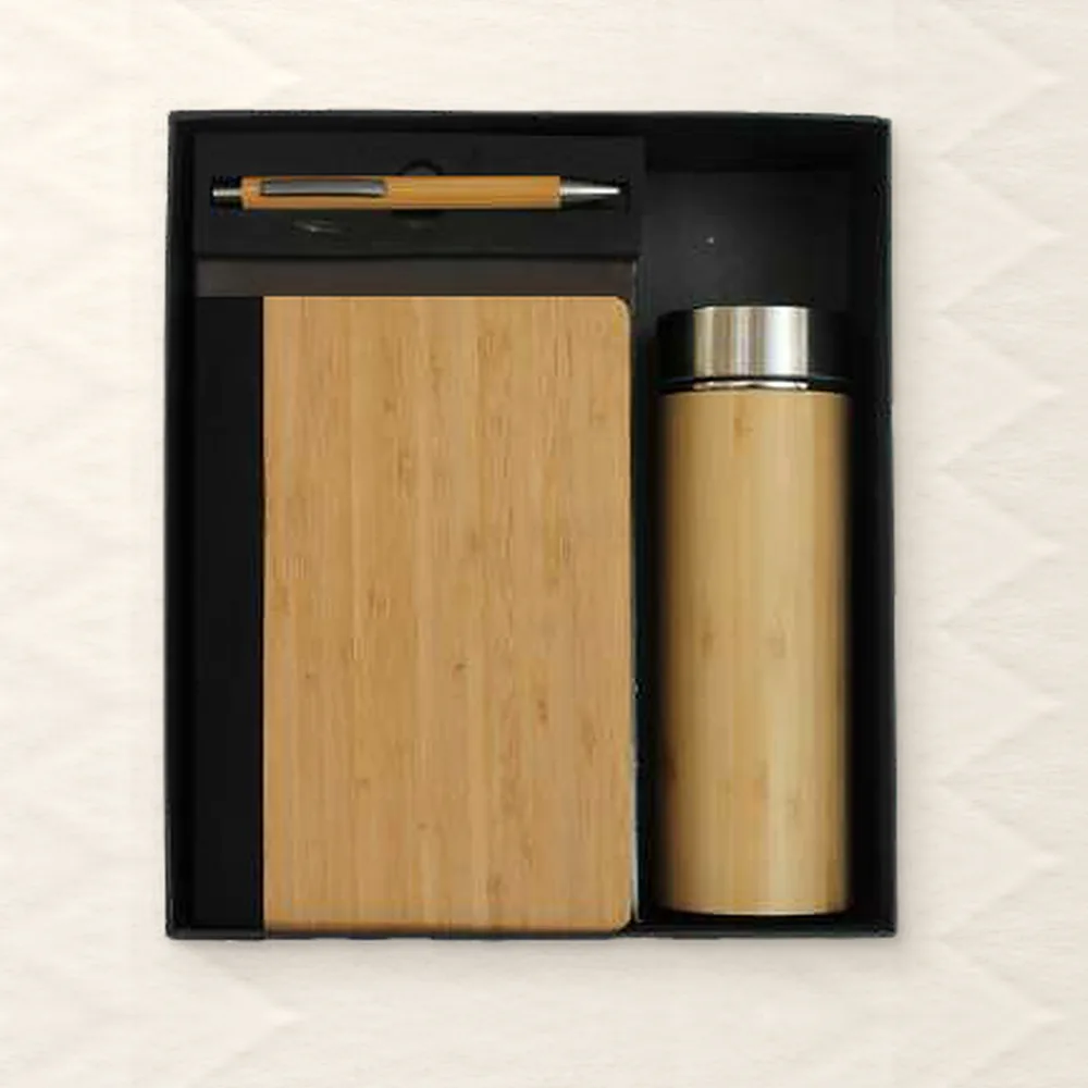 Corporate Gift Set — Value, Bamboo (PIX-CS-402)