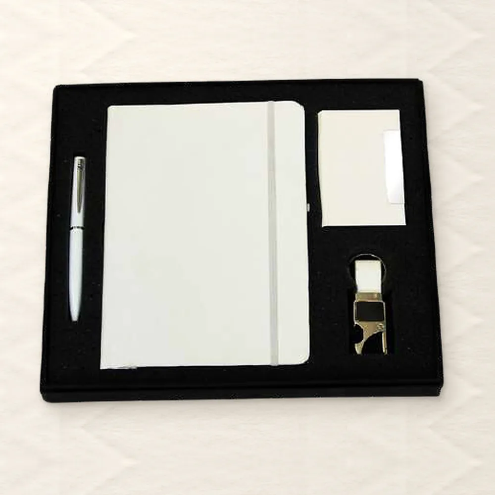 Corporate Gift Set — 4-piece, White (PIX-CS-4111)