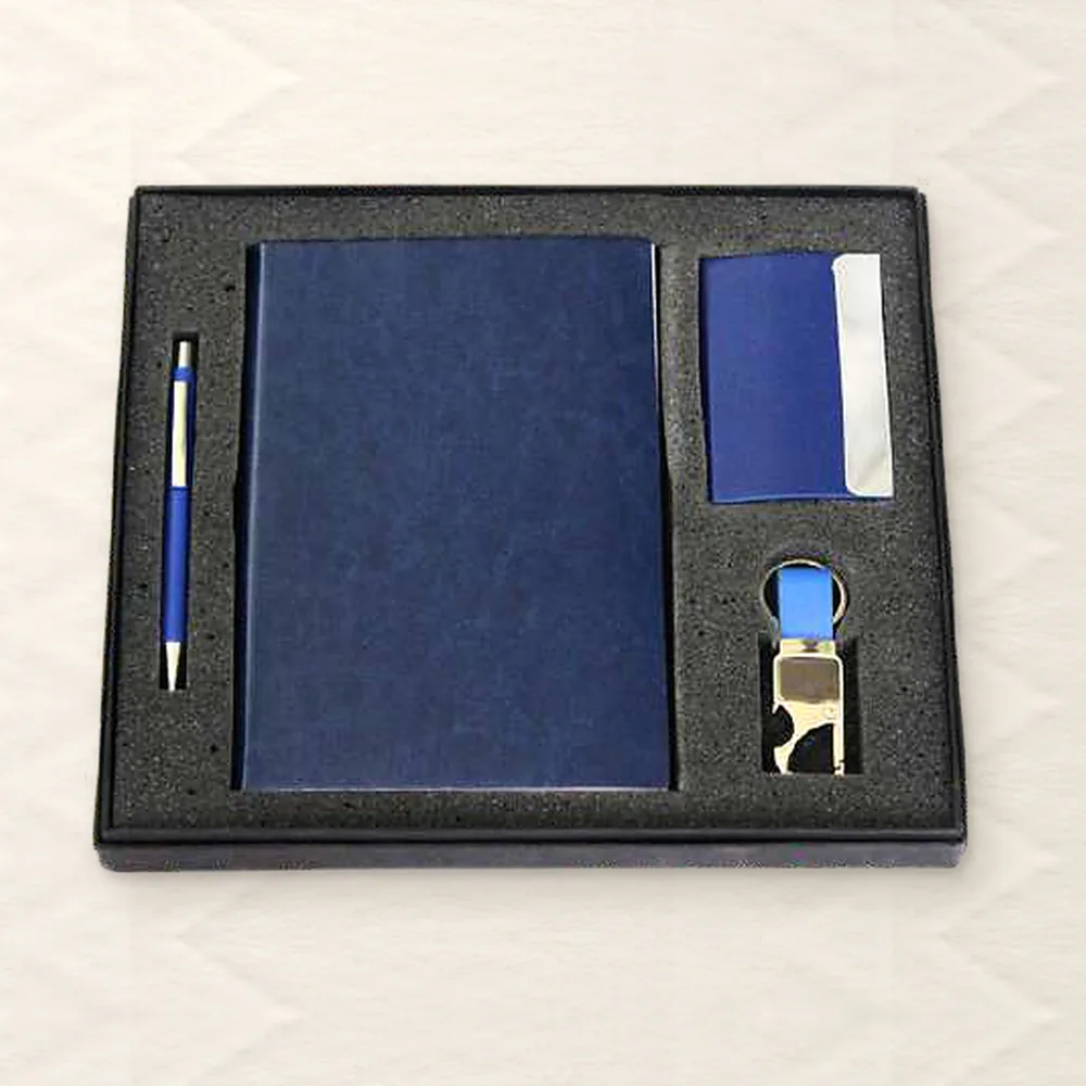 Corporate Gift Set — 4-piece, Blue (PIX-CS-4112)