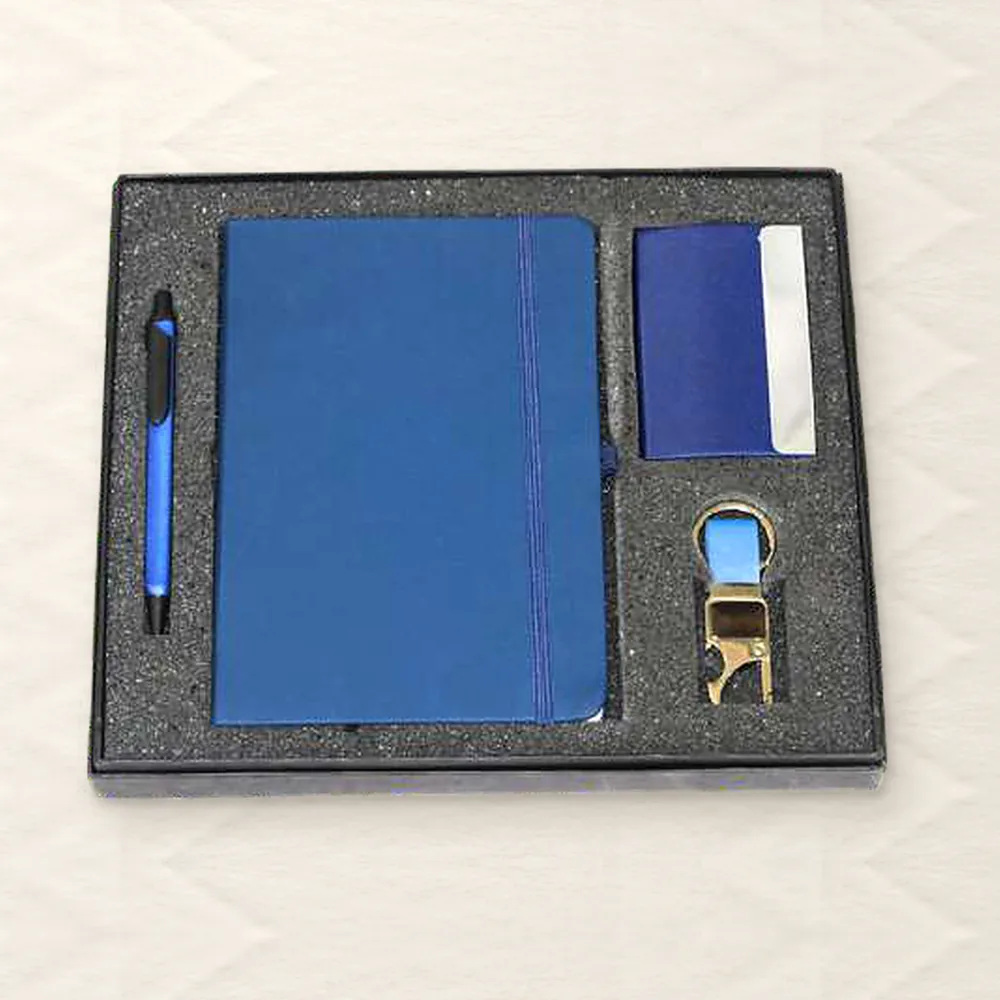 Corporate Gift Set — 4-piece, Blue (PIX-CS-4113)