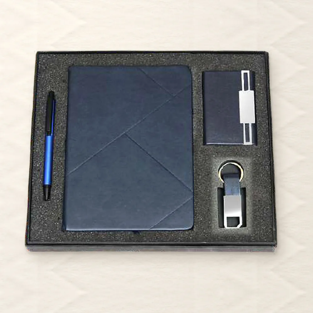 Corporate Gift Set — 4-piece, Blue (PIX-CS-4114)