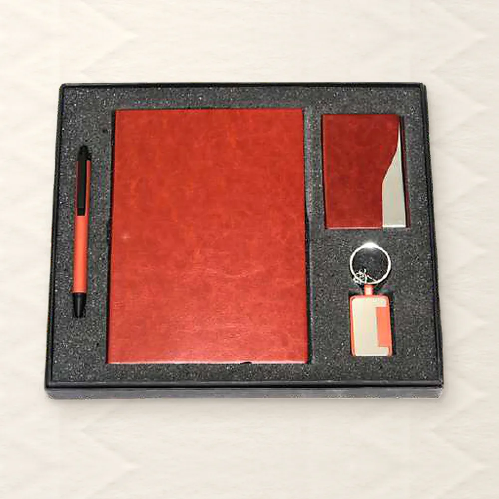 Corporate Gift Set — 4-piece, Brown (PIX-CS-4117)