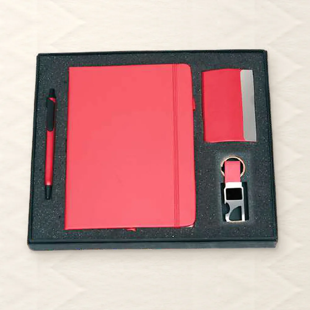 Corporate Gift Set — 4-piece, Red (PIX-CS-4119)