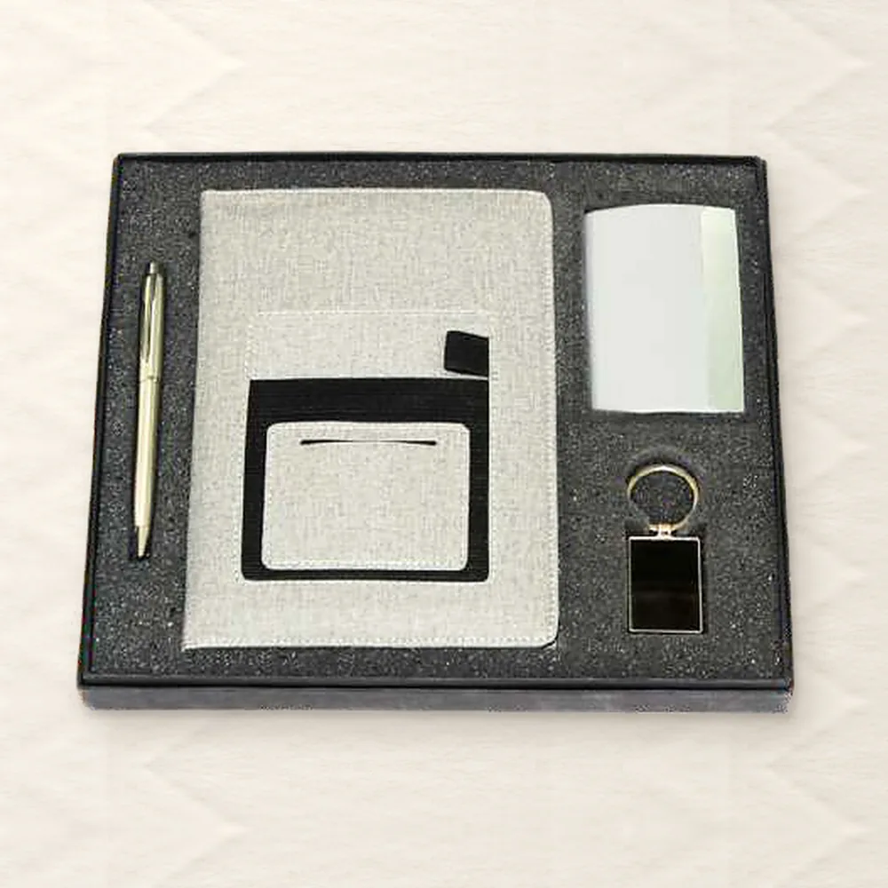 Corporate Gift Set — 4-piece, Grey (PIX-CS-4121)