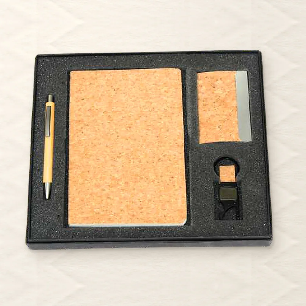 Corporate Gift Set — 4-piece, Bamboo (PIX-CS-4123)
