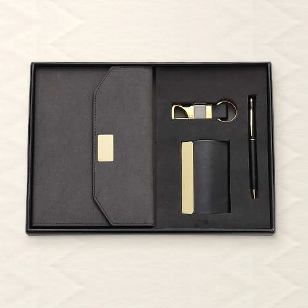 Corporate Gift Set — 4-piece, Black Rose Gold (PIX-CS-4130)
