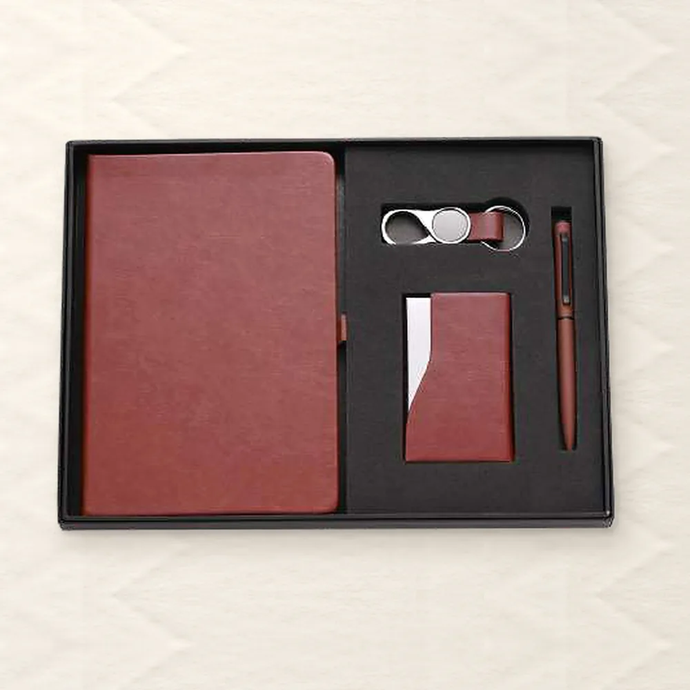 Corporate Gift Set — 4-piece, Tan (PIX-CS-4131)