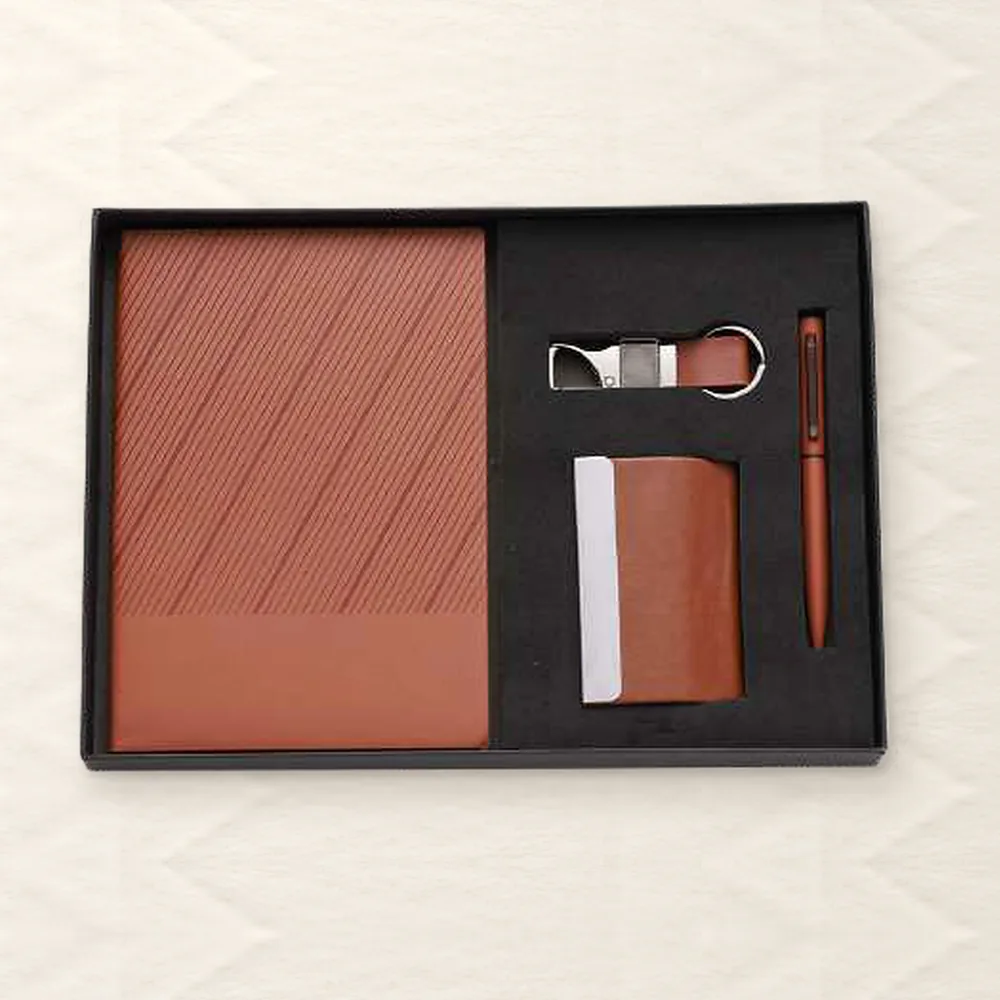 Corporate Gift Set — 4-piece, Tan (PIX-CS-4132)
