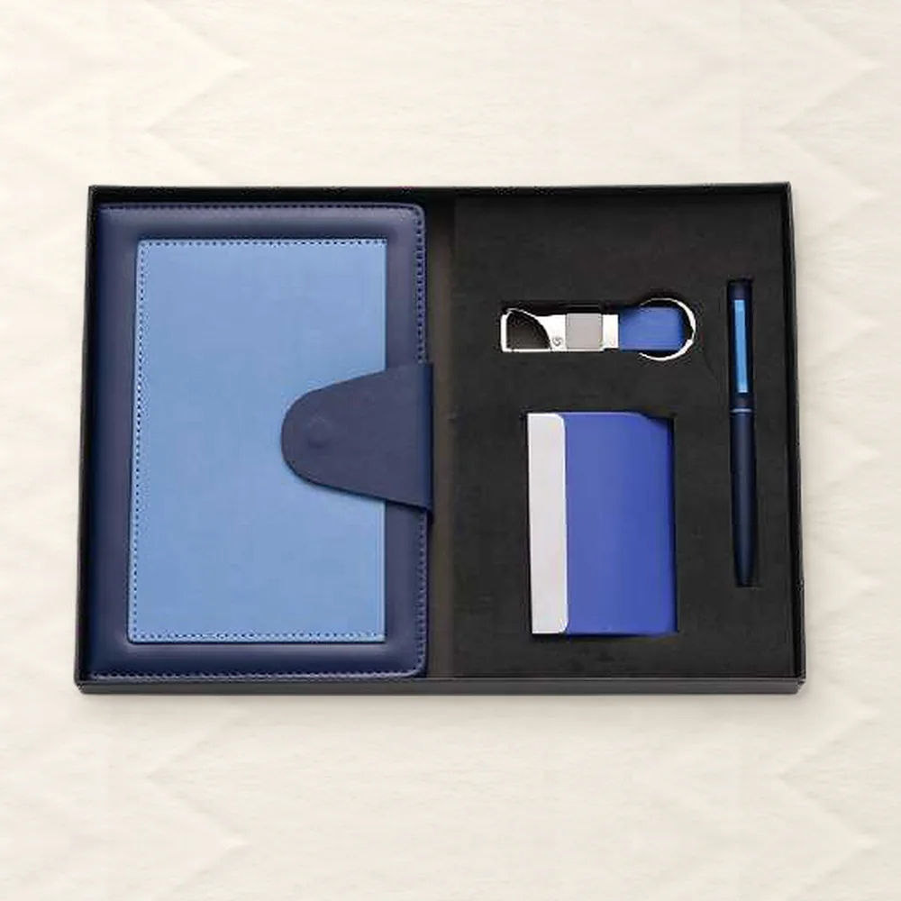 Corporate Gift Set — 4-piece, Blue (PIX-CS-4135)