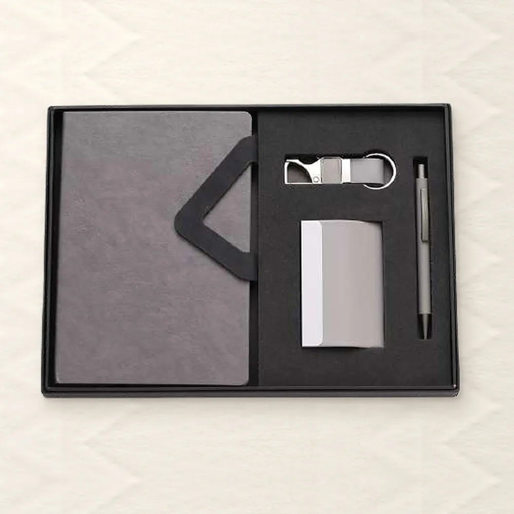 Corporate Gift Set — 4-piece, Grey (PIX-CS-4137)