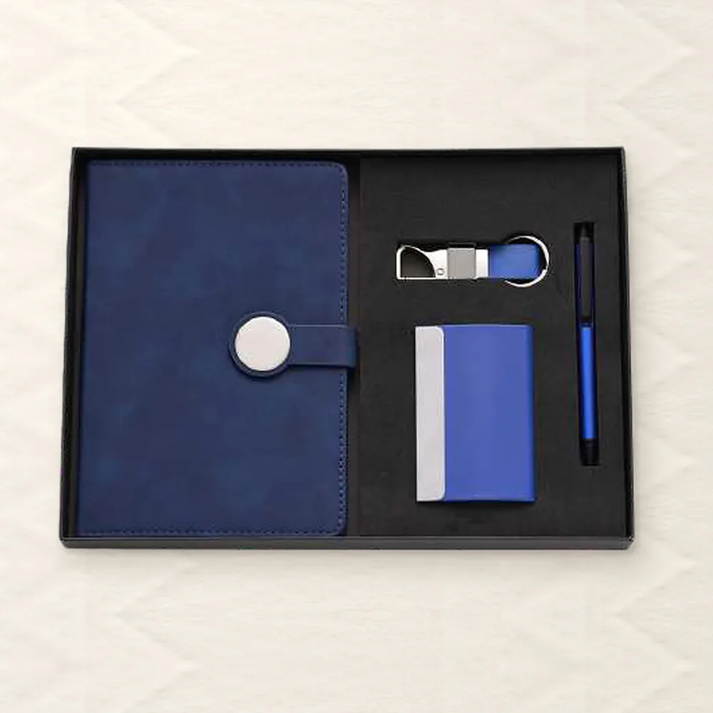 Corporate Gift Set — 4-piece, Blue (PIX-CS-4139)