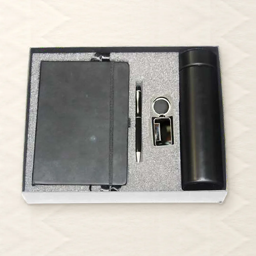 Corporate Gift Set — 4-piece Premium, Black (PIX-CS-4202)