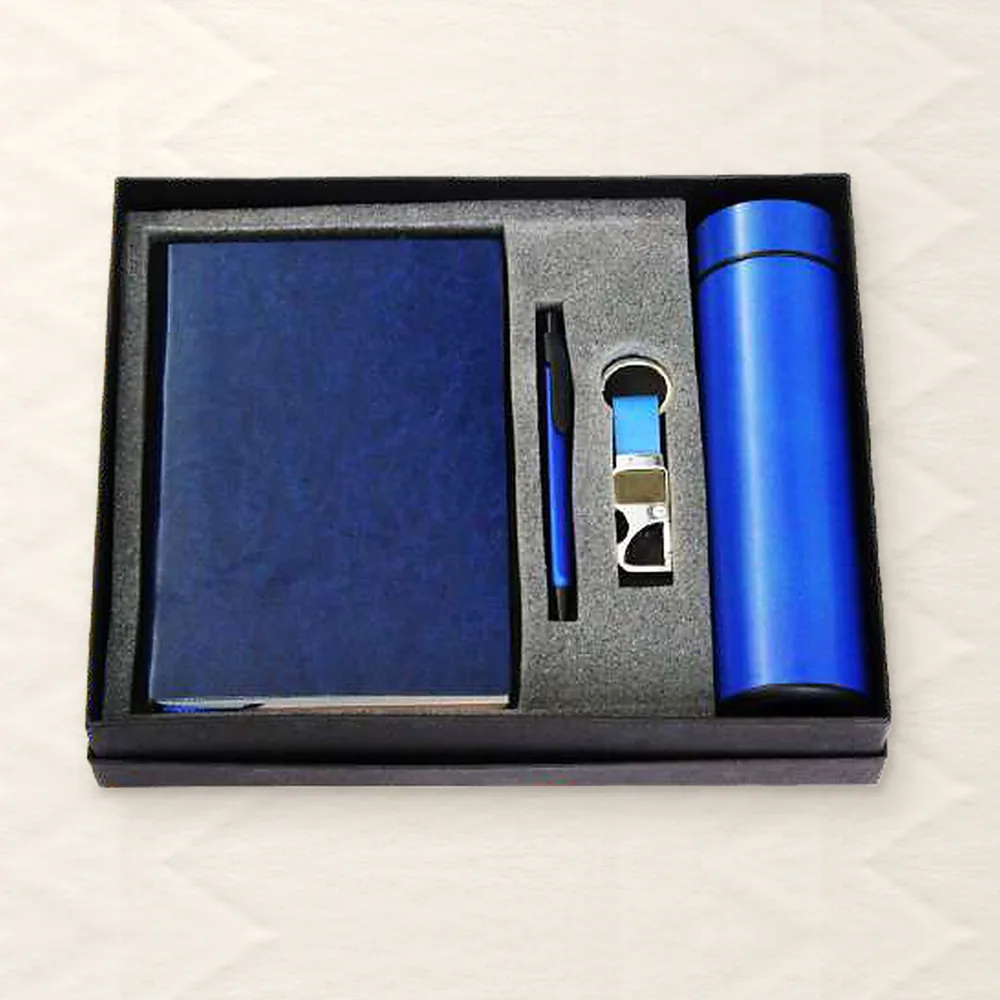 Corporate Gift Set — 4-piece Premium, Blue (PIX-CS-4210)