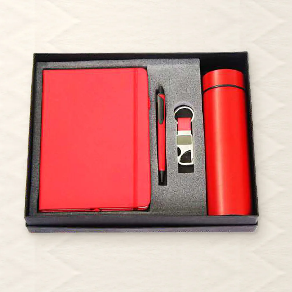 Corporate Gift Set — 4-piece Premium, Red (PIX-CS-4213)