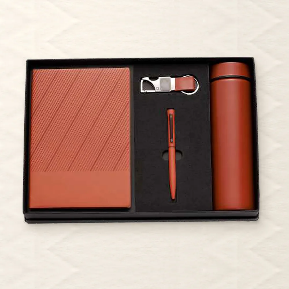 Corporate Gift Set — 4-piece Premium, Tan (PIX-CS-4217)